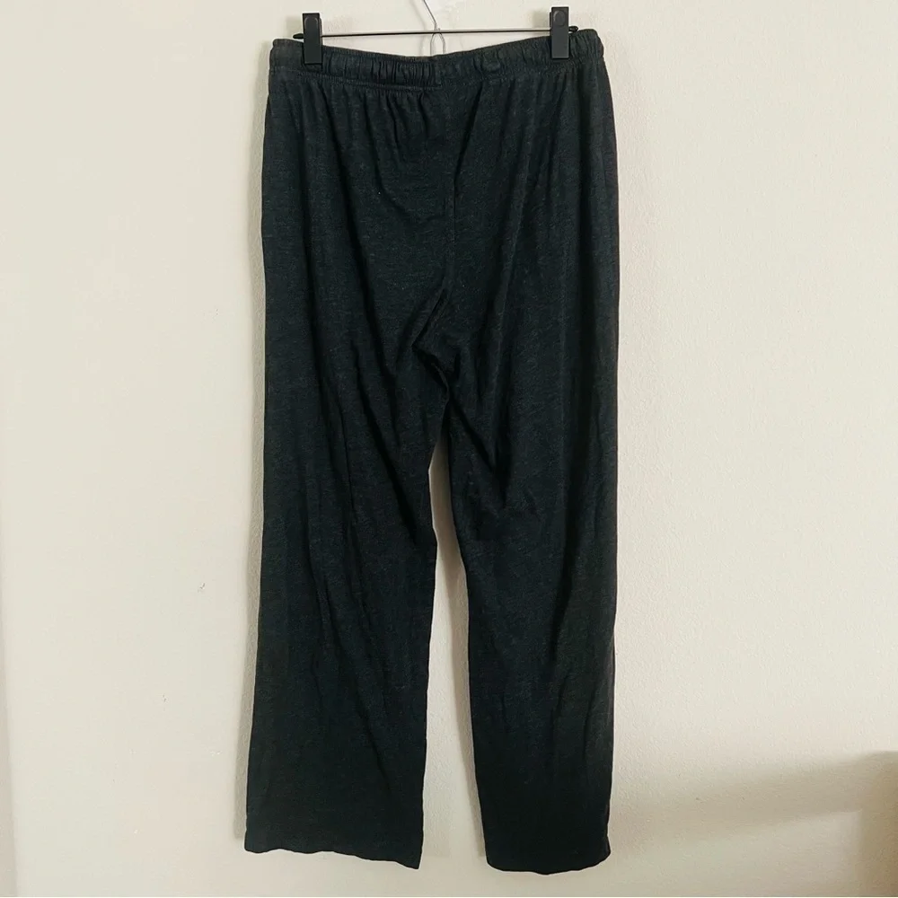 Croft & Barrow Men's Gray and Blue/White Checkered Lounge Pants Med - Set of 2